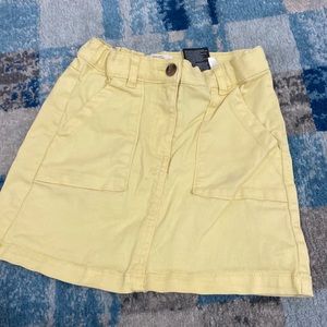 H&M skirt yellow short